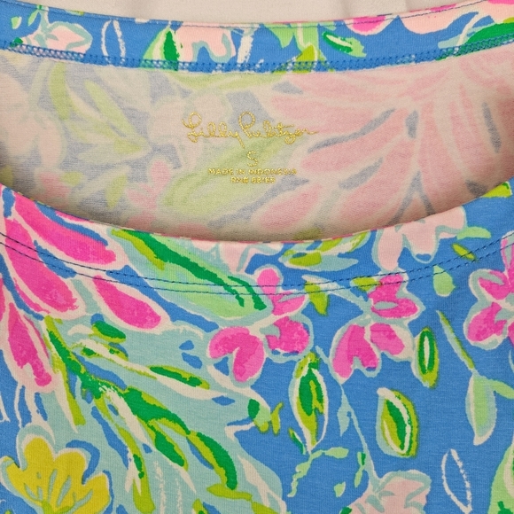 Lilly Pulitzer NWT Sophie UPF 50+ Shift Mini Dress Tropical Floral Size Small - Picture 6 of 11